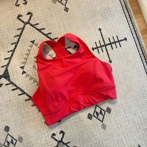Athleta Sports Bra hot pink